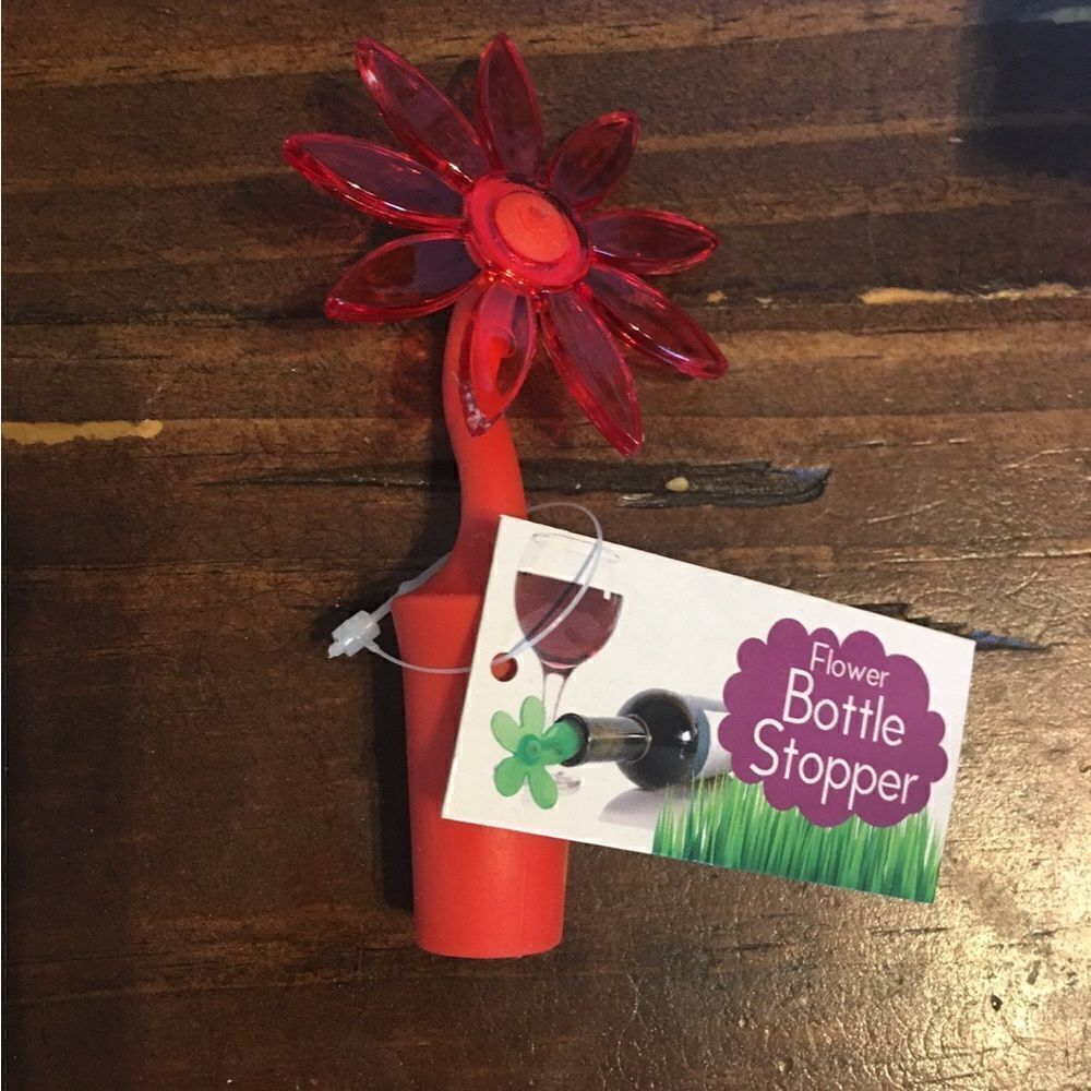 Flower wine bottle stopper cork